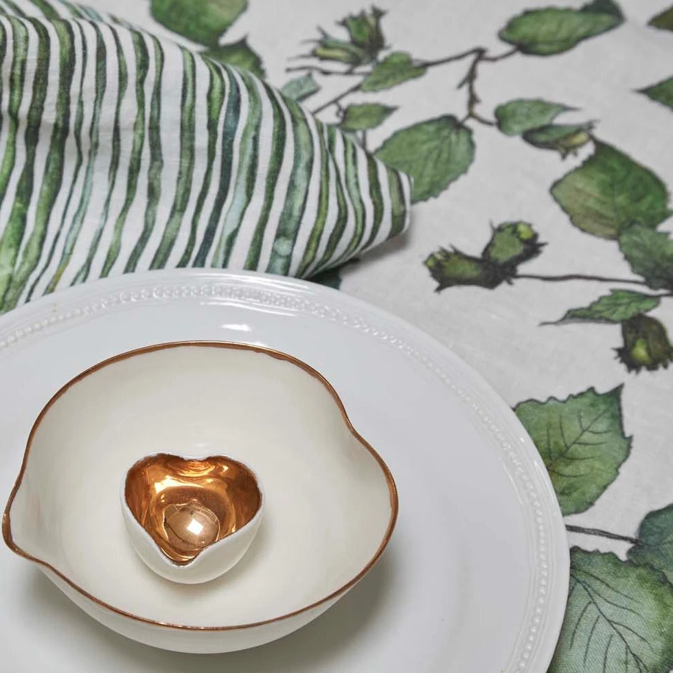 Bertioli By Thyme Cobnut Linen Table Cloth