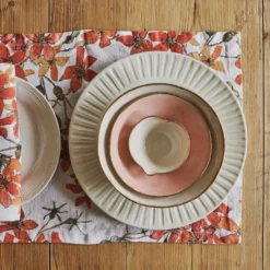 Thyme Ceramics Heart Bowl With Gold Rim