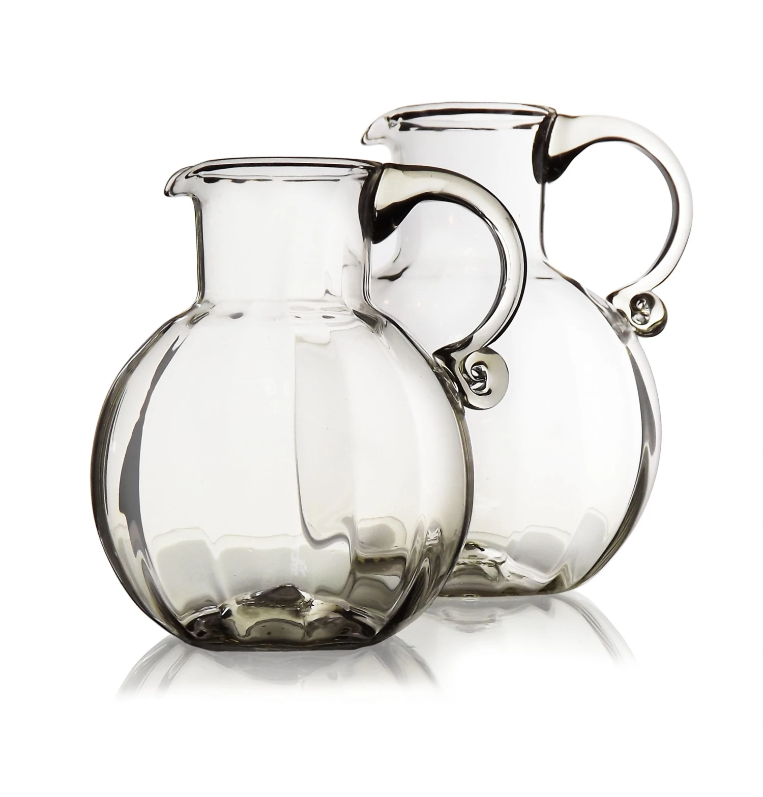 Thyme Optic Glass Water Jug