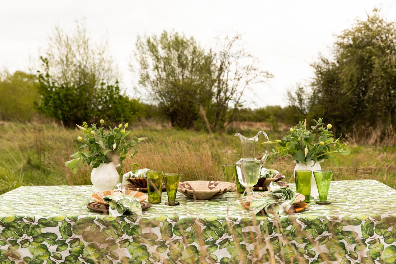 Bertioli By Thyme Mopane Linen Table Cloth