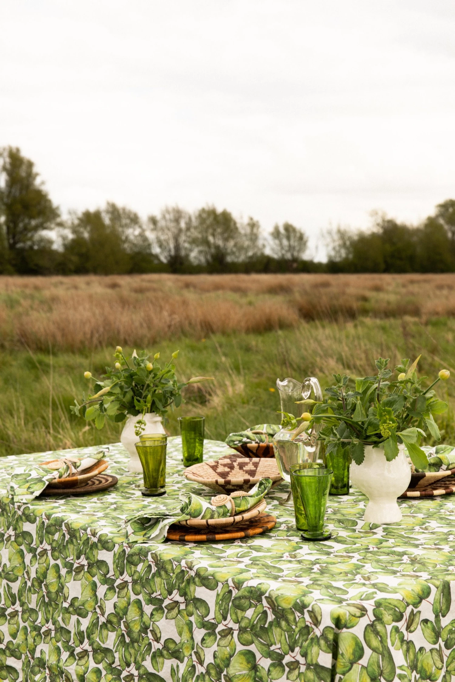 Bertioli By Thyme Mopane Linen Table Cloth
