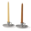 Gold And Black Candles Pair Of Beeswax Candles Candles And Candlesticks