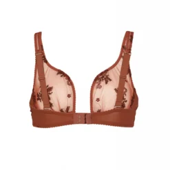 Coutille Soft Slipper Bra In Amaranth Accessories