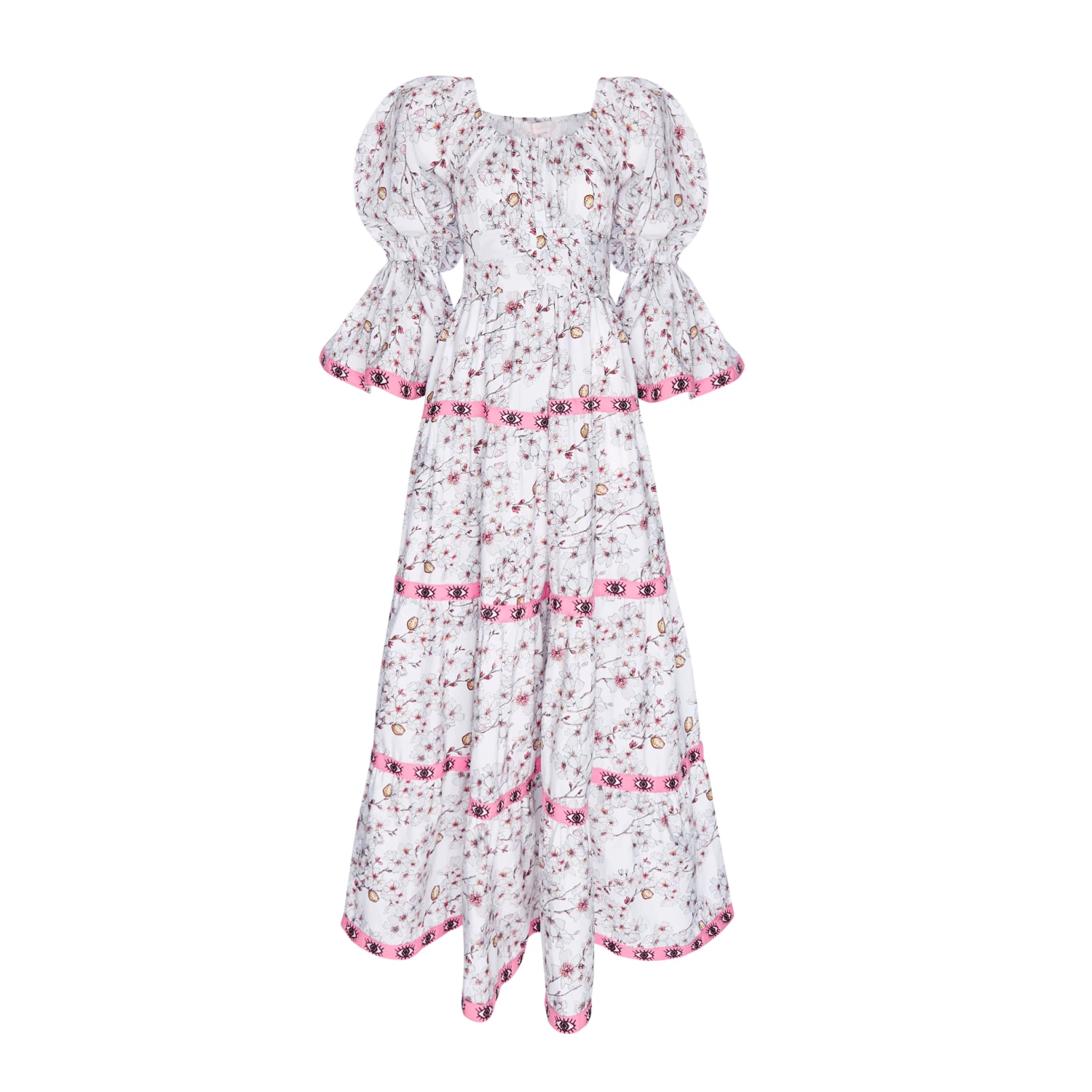 Flora Sardalos Womenswear Amargos Dress - Almond Blossom