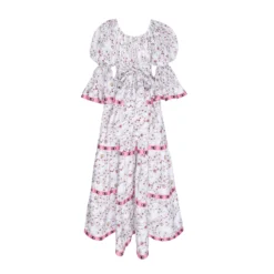 Flora Sardalos Womenswear Amargos Dress - Almond Blossom