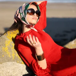 Tidings Silk Scarf - Bloom With Grace