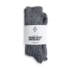 Genevieve Sweeney Grey Alpaca Bed Socks With Embroidered Thyme Sprig Accessories