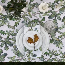 Bertioli By Thyme Oak Leaf Linen Napkin