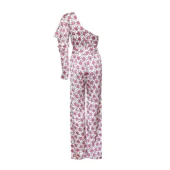Seren Bibi Jumpsuit In Polka Dot Floral