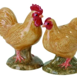 Quail Buff Orpington Salt & Pepper Shakers