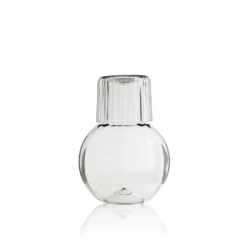 Thyme Hand Blown Glass Carafe & Tumbler