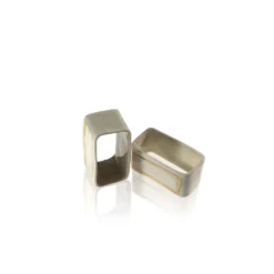 Thyme Ceramics Ceramic Napkin Ring With Gold Border