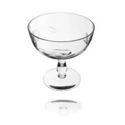 WA Antiques Floral Antique Champagne Coupe Drinkware