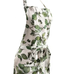Bertioli By Thyme Aprons Cobnut Printed Linen Apron