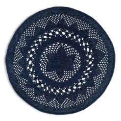 Colombia Collective Placemats Narino Open Weave Placemat - Midnight Blue