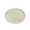 KCHossack Daisy Dinner Plate - White Ceramics
