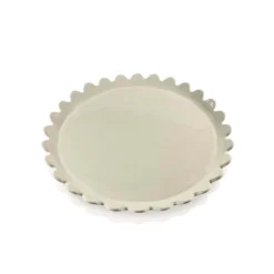 KCHossack Daisy Dinner Plate - White Ceramics