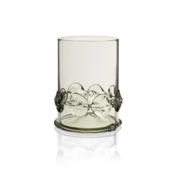 Thyme Drinkware Glass With Dot Detail