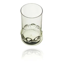 Thyme Drinkware Glass With Dot Detail