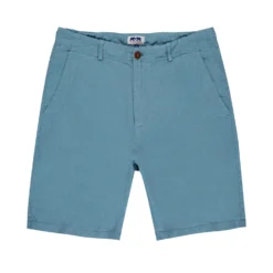 Love Brand Linen Shorts In French Blue