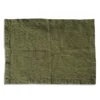 Bertioli By Thyme Dark Green Linen Placemat Table Linens