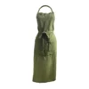 Bertioli By Thyme Aprons Dark Green Embroidered Linen Apron