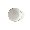 Thyme Ceramics Heart Bowl With Gold Rim