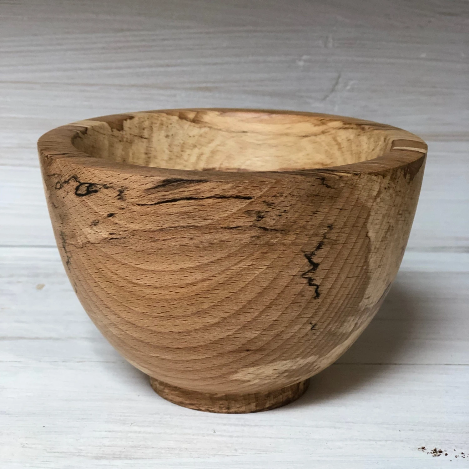 Thyme Hand Turned Wooden Nibble Bowl