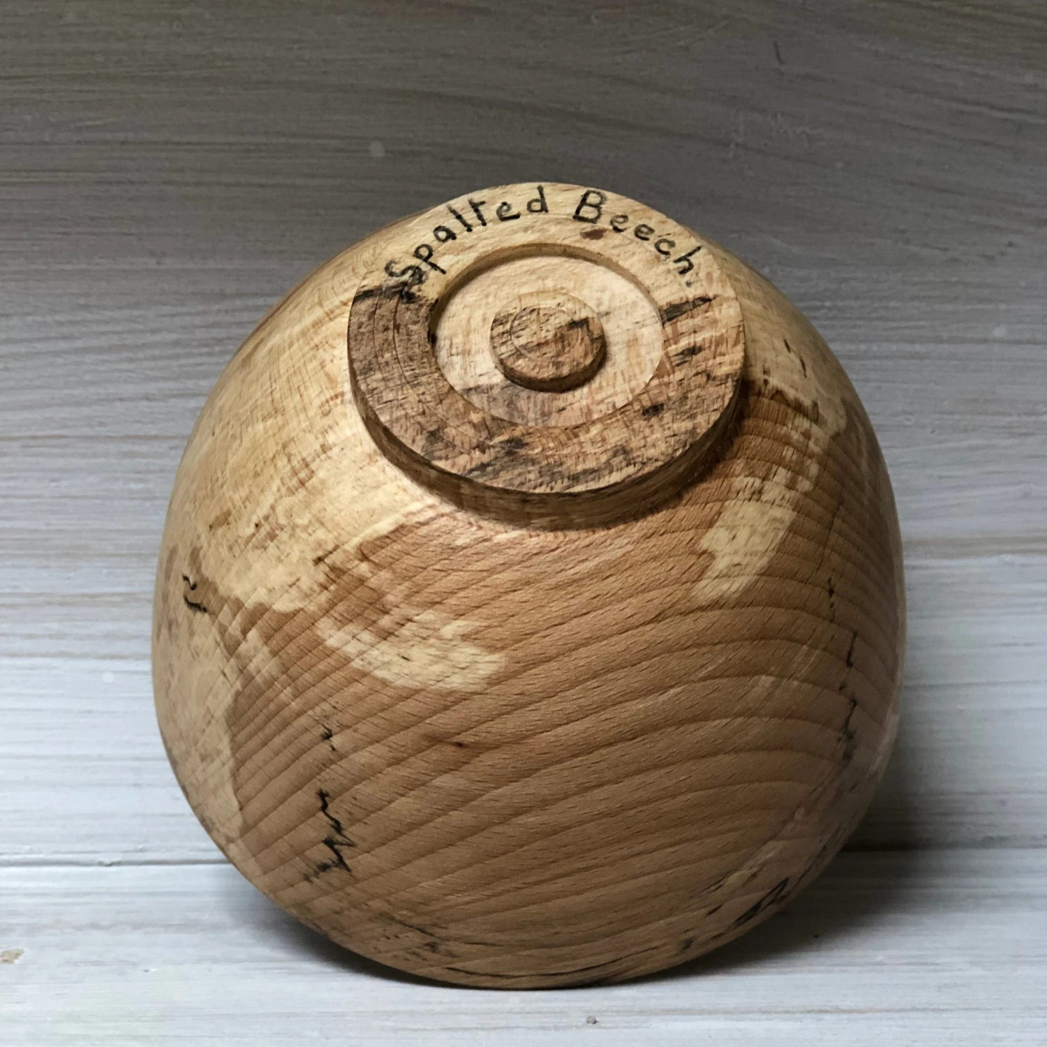 Thyme Hand Turned Wooden Nibble Bowl