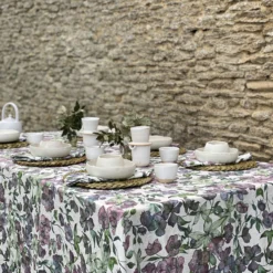 Bertioli By Thyme Hellebore Linen Table Cloth Table Linens