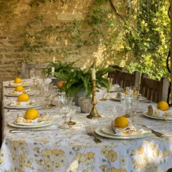 Bertioli By Thyme Table Linens Yellow Rose Table Cloth