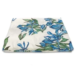 Bertioli By Thyme Table Linens Iris Border Linen Table Cloth