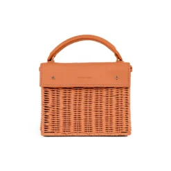 Wicker Wings Kuai Bag In Orange