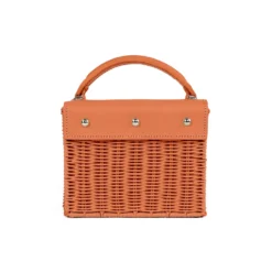 Wicker Wings Kuai Bag In Orange