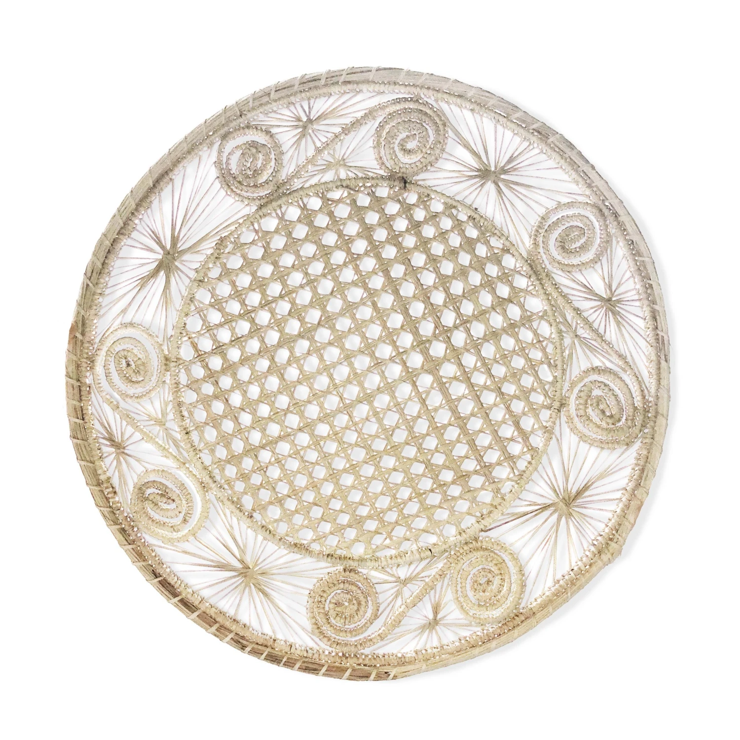 Colombia Collective Sandra Woven Palm Placemat - Natural