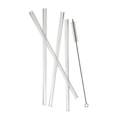 SERAX Juice Glass Straw Set Of 4 Drinkware