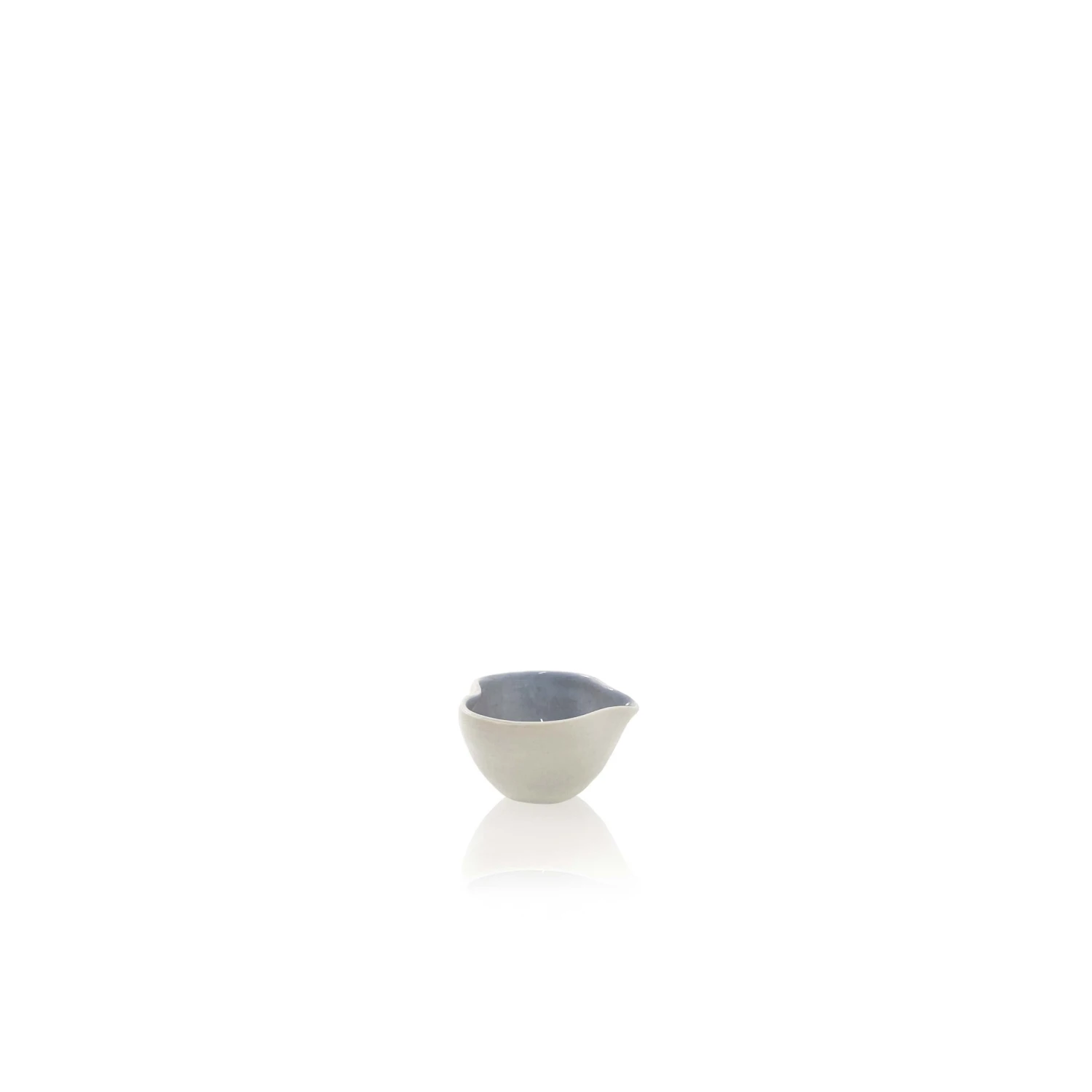 Thyme Ceramics Heart Bowl With Light Blue Centre