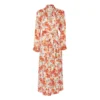 Bertioli By Thyme Silkwear Silk Robe In Wild Rose