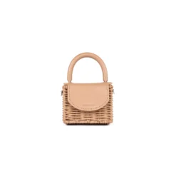 Wicker Wings Micro Babing Bag In Camel