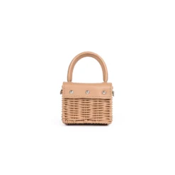 Wicker Wings Micro Babing Bag In Camel