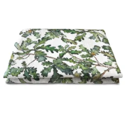 Bertioli By Thyme Oak Leaf Linen Table Cloth Table Linens