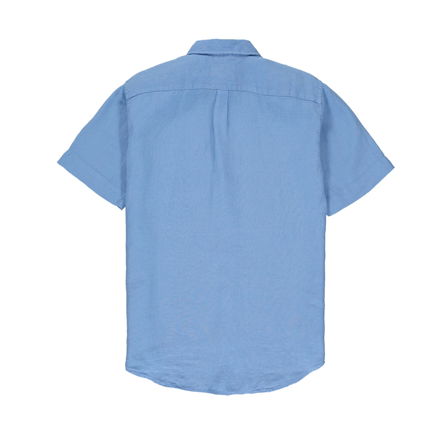 Love Brand Menswear Manjack Linen Shirt - Ocean Blue