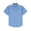 Love Brand Menswear Manjack Linen Shirt - Ocean Blue