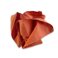 Bertioli By Thyme Orange Rust Linen Napkin