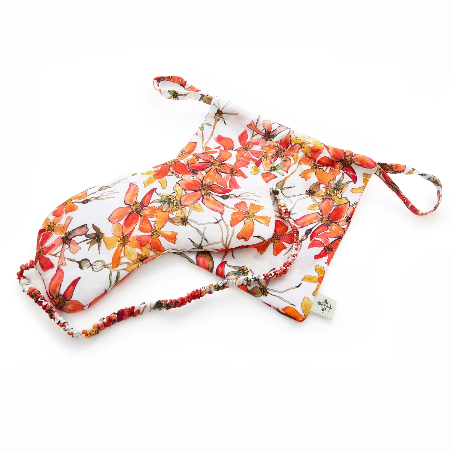 Bertioli By Thyme Silk Sleep Mask In Wild Rose