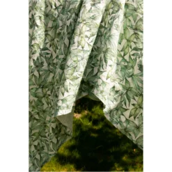 Bertioli By Thyme Hellebore Leaves Linen Table Cloth Table Linens