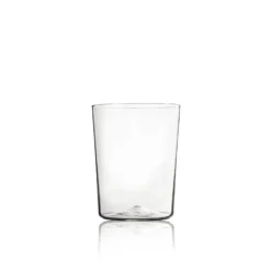 Murano Simple Hand Blown Water Glass In Smoke Drinkware
