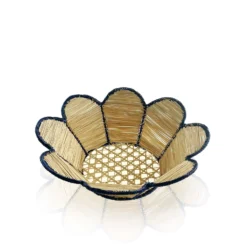 Colombia Collective Woven Tableware Conchita Woven Bowl - Midnight Blue