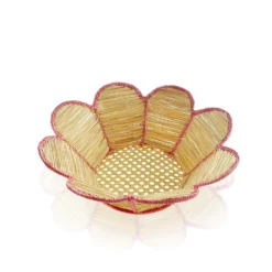 Colombia Collective Conchita Woven Bowl - Rose Pink