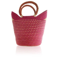 Mmaa Social Market Basket In Pink Bags & Baskets
